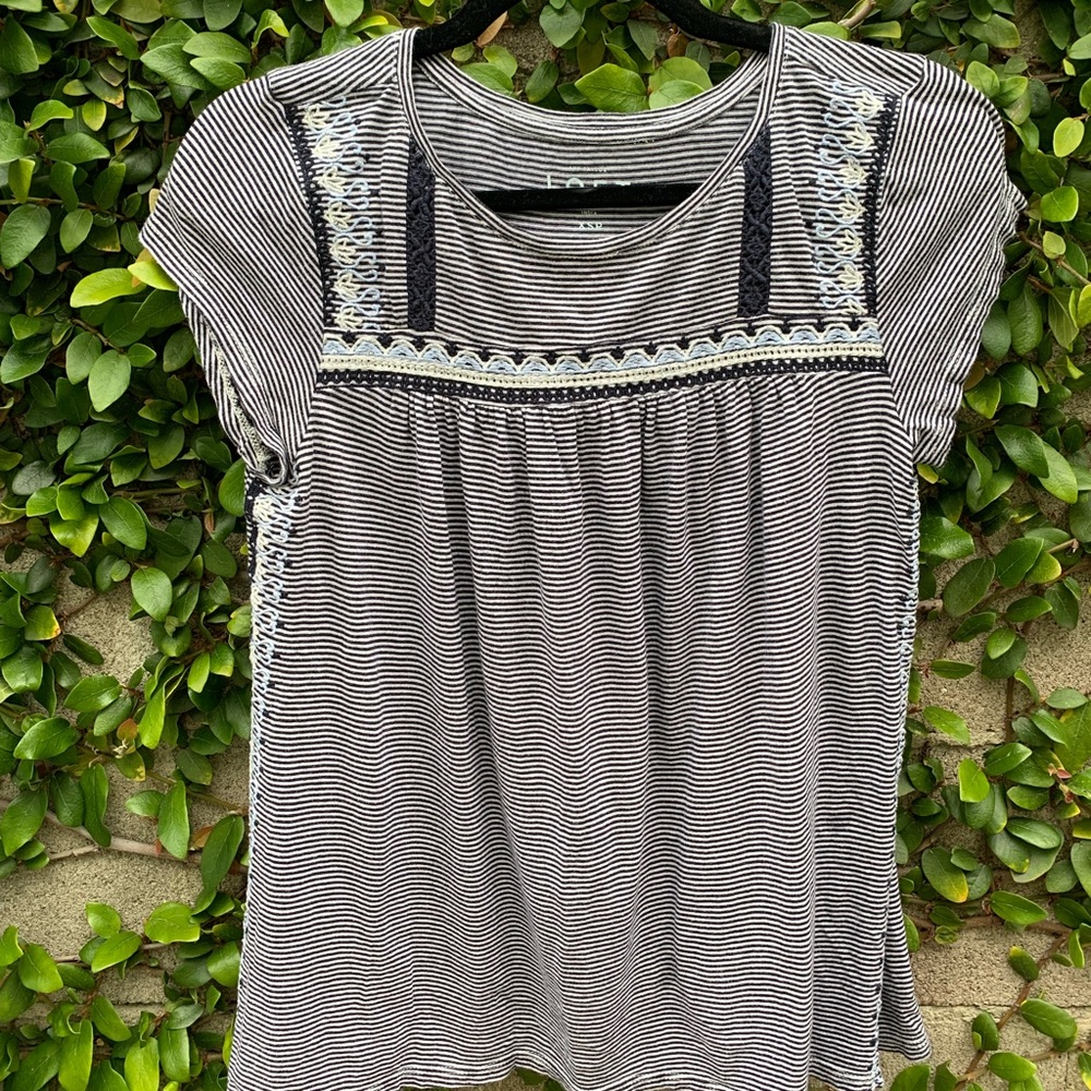 LOFT | XSP Lace Detailed Tee